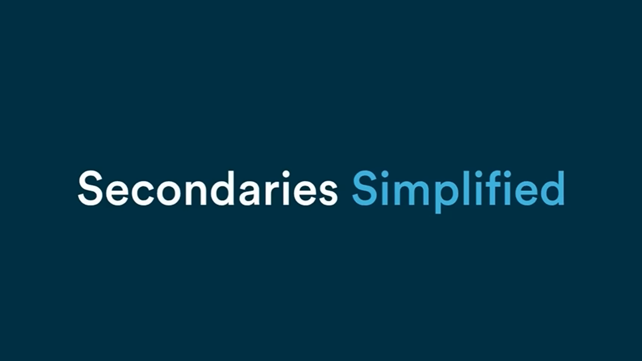 Secondaries Simplified - Basics of the pricing conventions for fund secondaries